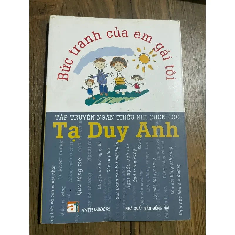 Bìa sách Bức tranh của em gái tôi của tác giả Tạ Duy Anh