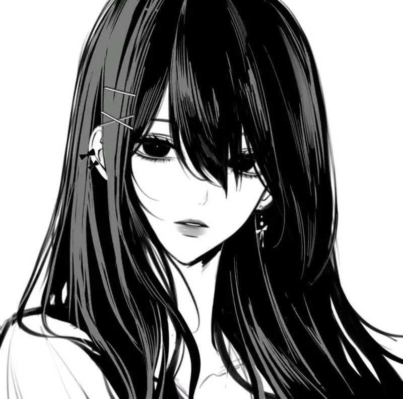 Ảnh anime trắng đen ngầu (2)