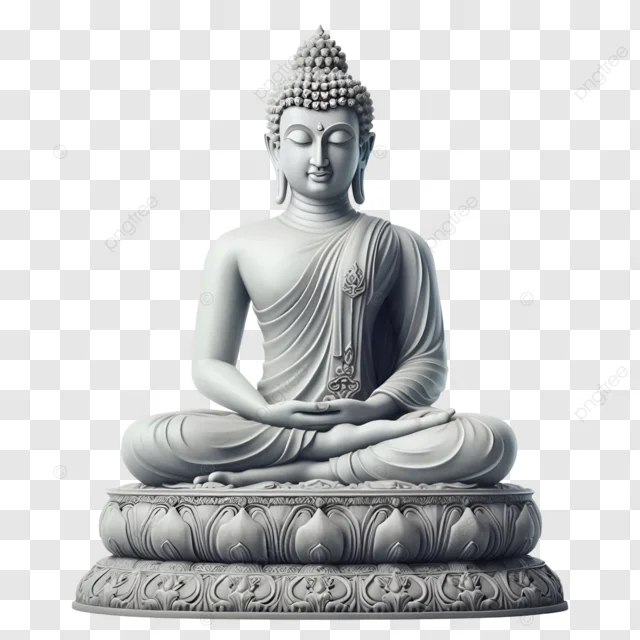 Hình ảnh Đức Phật Hòa Bình Ngồi Thiền Với ánh Sáng Mềm Mại Và Những Rung Cảm Bình Tĩnh PNG , Đức Phật An Lạc đang Ngồi Thiền, Tượng Phật, Thiền định
