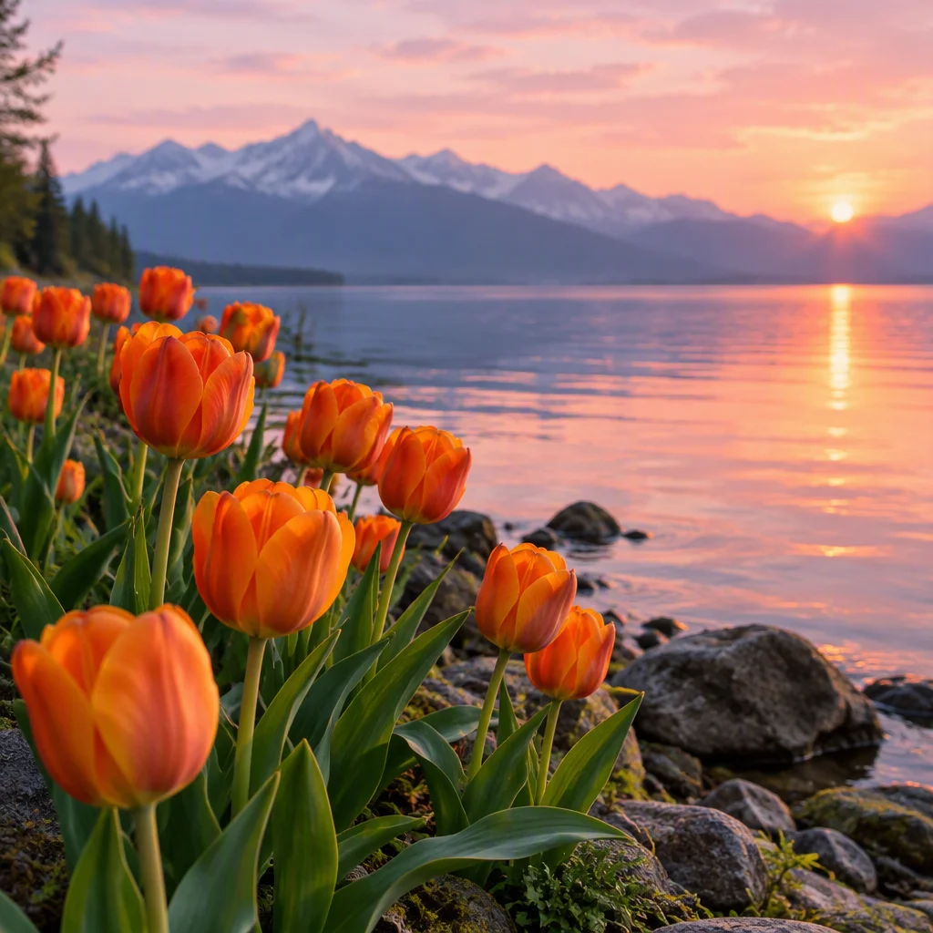 Bộ ảnh ảnh hoa tulip, tấm 48