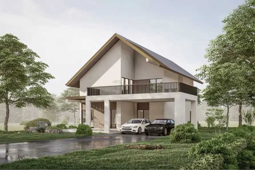 nhà 2 tầng hiện đại đơn giản (4)