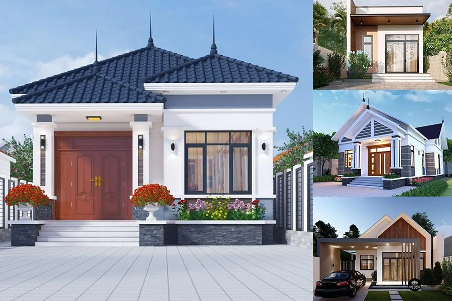 30+ Mẫu nhà cấp 4 đẹp 100m2 3 phòng ngủ tiện nghi mới 2026