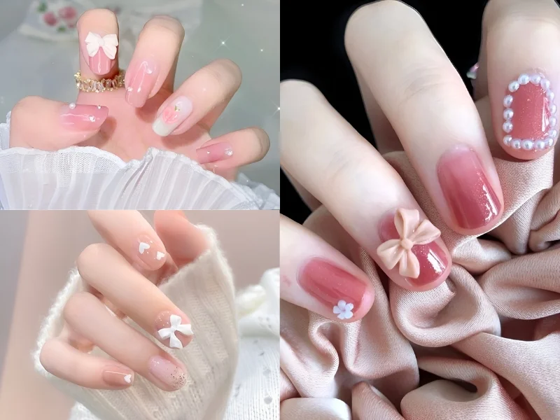 TOP 20+ những mẫu nail đẹp cho móng ngắn đơn giản nhưng thu hút