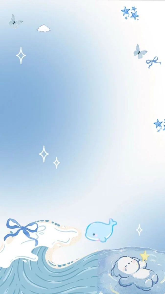 Hình nền màu xanh dương nhạt cute 14