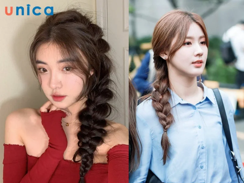 kiểu tóc dự tiệc trẻ trung đơn giản, hình 1