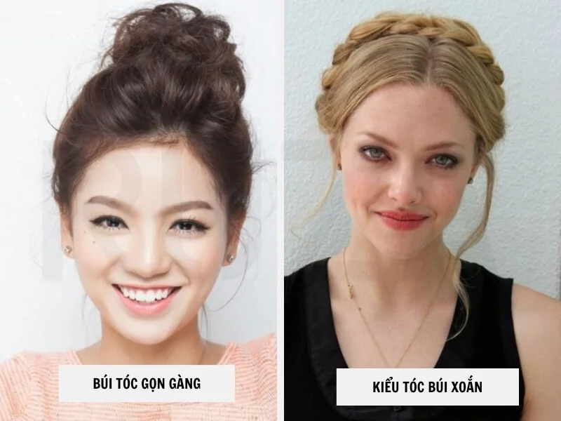 Búi tóc gọn gàng - Kiểu tóc búi xoắn