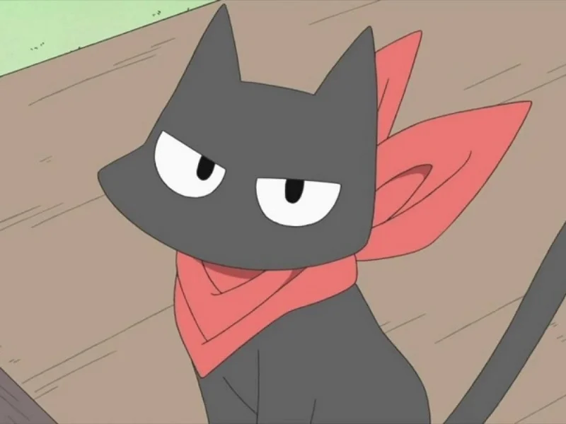 Hình anime mèo ngầu