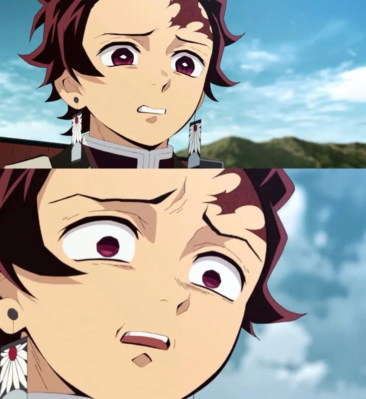 Gương mặt vàng trong làng khinh bỉ =)) | Zenitsu tanjiro, Demon slayer funny faces, Demon