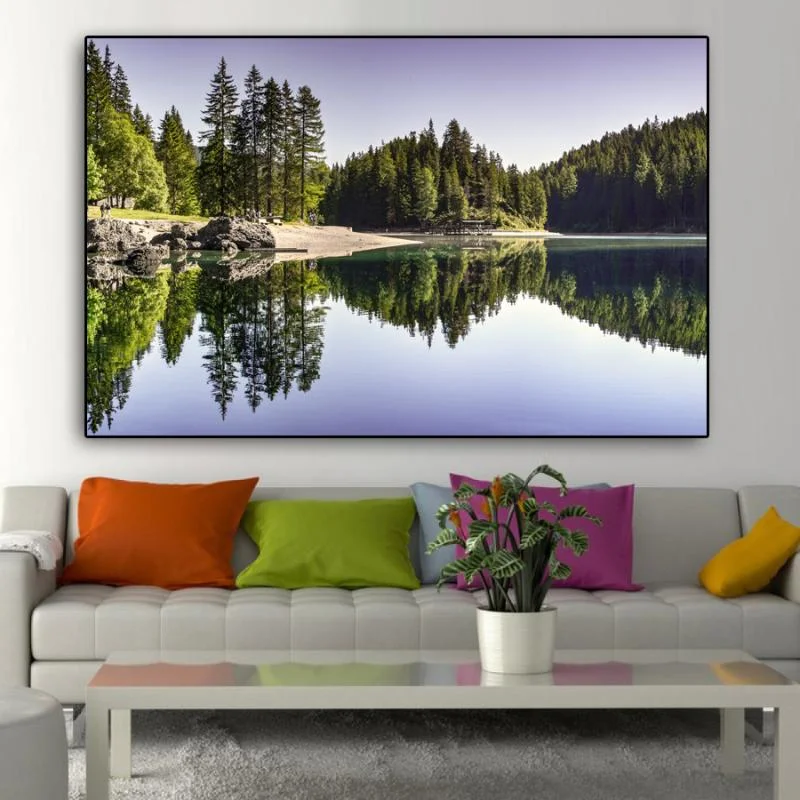 Tranh treo tường canvas mang vẻ đẹp mộc mạc, tinh tế