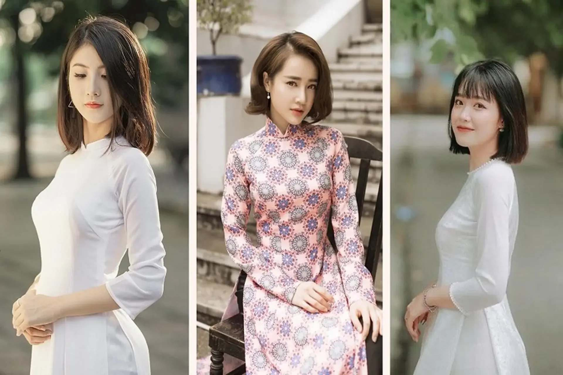 Gợi ý 15 kiểu tóc ngắn mặc áo dài điệu đà mà vẫn cá tính