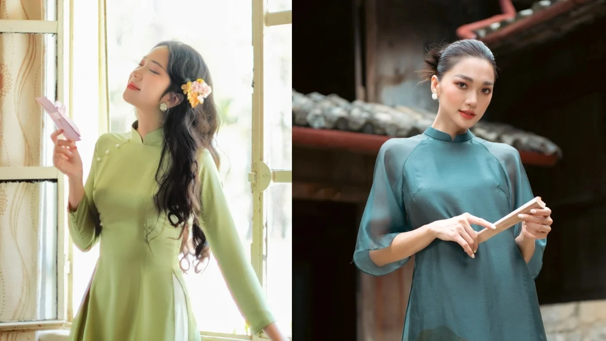 Tổng hợp 18 kiểu tóc mặc áo dài thanh lịch, đẹp nhất 2026 (2)
