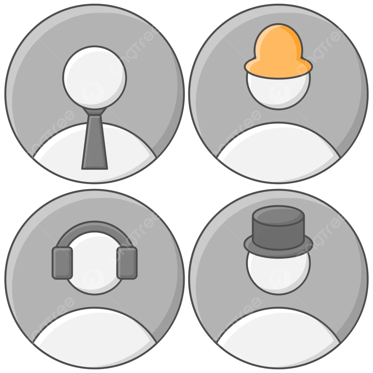 Hình ảnh Hồ Sơ Avatar Với Tai Nghe Mũ Cà Vạt PNG , Hình đại Diện, Hồ Sơ, Vectơ PNG và Vector với nền trong suốt để tải xuống miễn phí