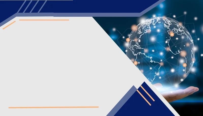 Hình nền powerpoint công nghệ kết nối toàn cầu hiện đại