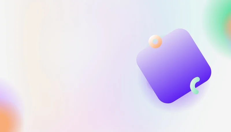 hình nền powerpoint gradient mờ ảo với hình khối hiện đại