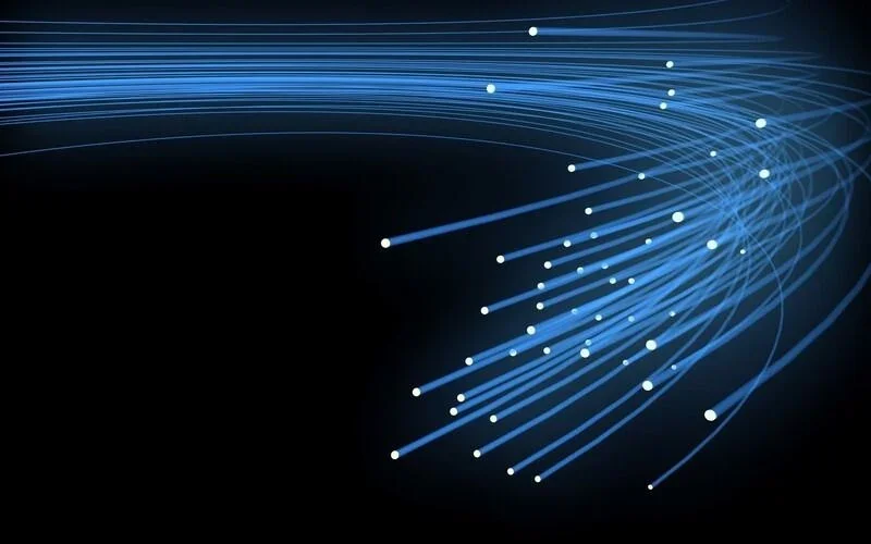 hình nền powerpoint công nghệ sợi quang trừu tượng