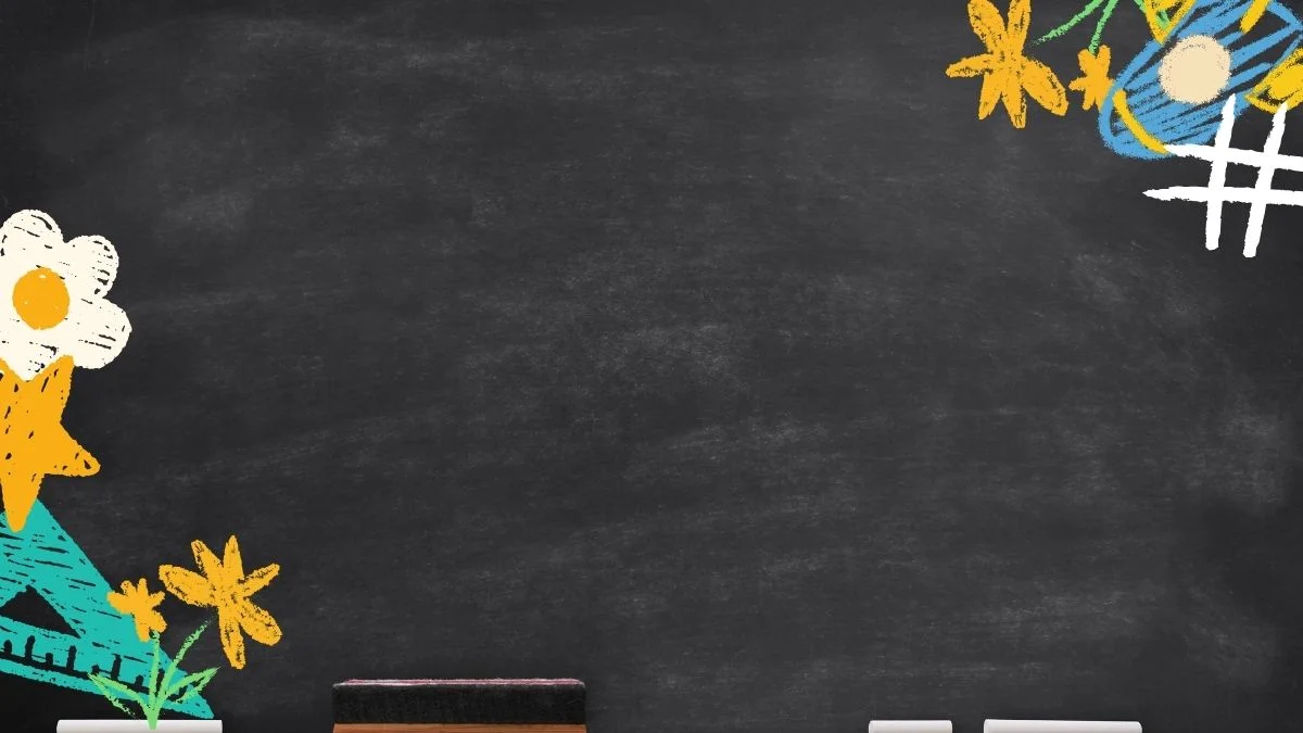 Hình nền powerpoint bảng đen giáo dục