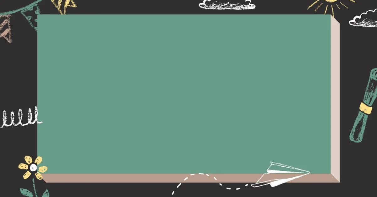 Hình nền powerpoint bảng đen lớp học phong cách giáo dục