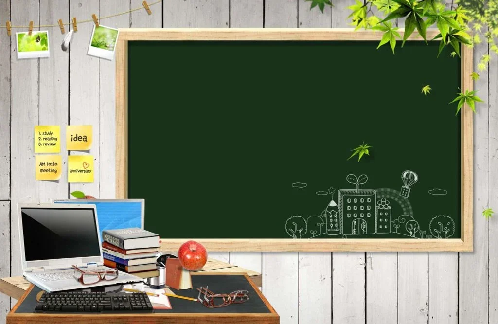hình nền powerpoint bảng đen học tập