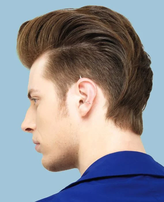 Tóc nam ngắn kiểu pompadour cổ điển