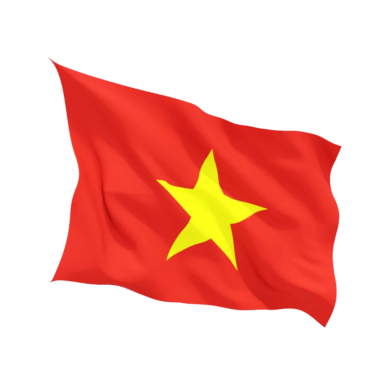 Hình ảnh lá cờ Việt Nam cách điệu tung bay